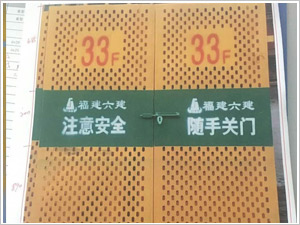 电梯防护门冲孔网